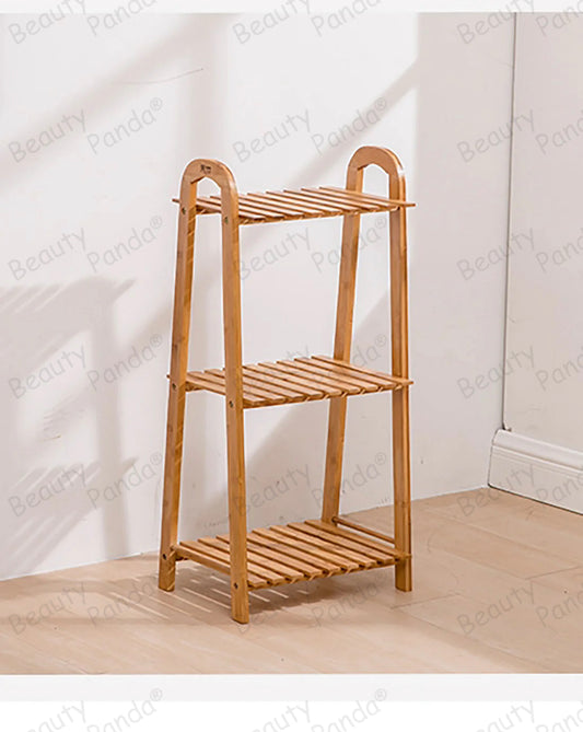 Beauty Panda Teak Wood Indoor/Outdoor Plant Stand for Home Garden Balcony Living Room Decor (U3M)