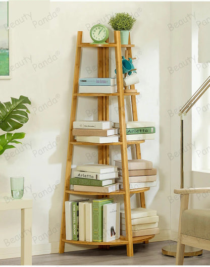 Beauty Panda Teak Wood Indoor/Outdoor Plant Stand for Home Garden Balcony Living Room Decor (CN2BK)