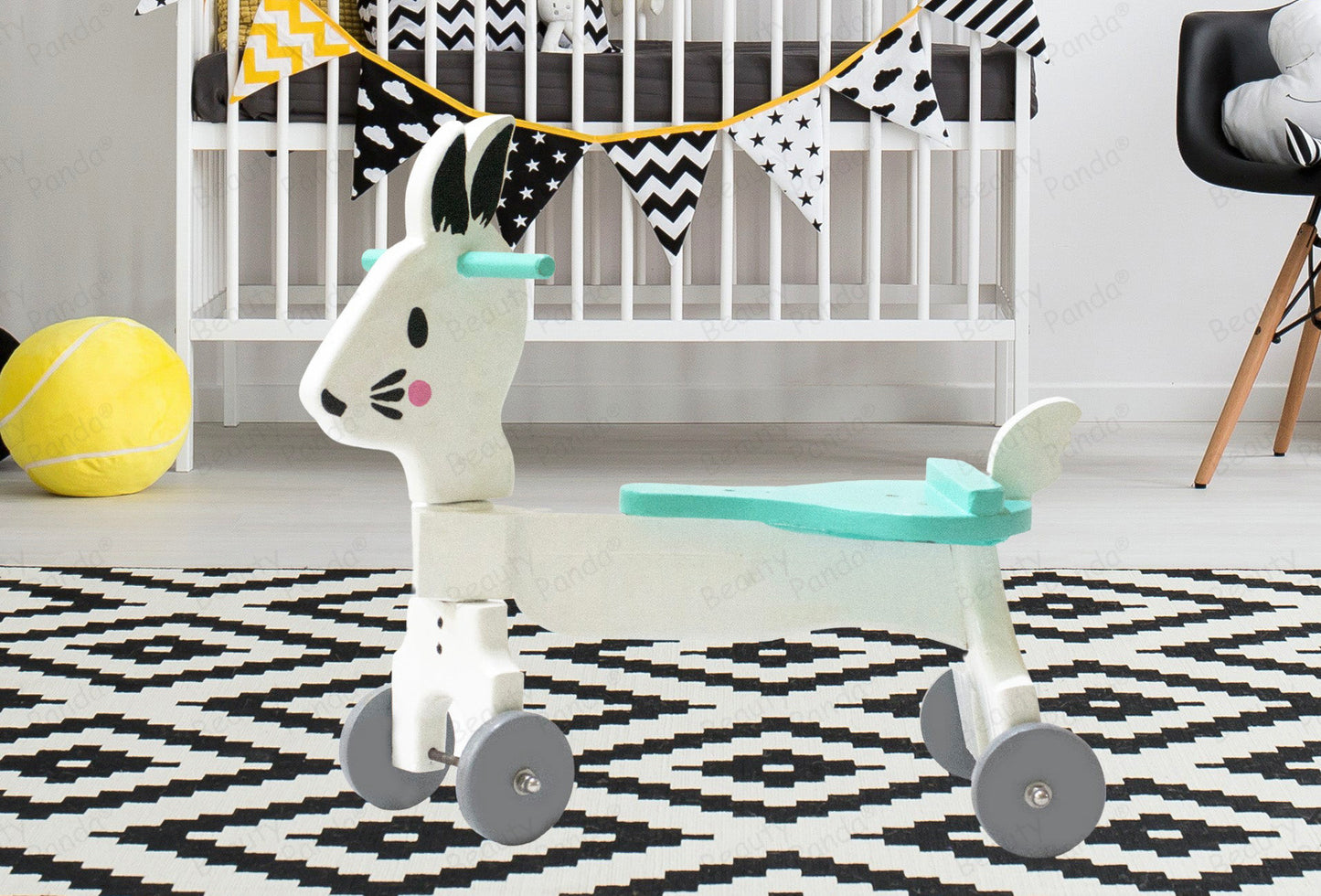 Beauty Panda Eco-Friendly Fun: Wooden Ride-On Toys for Kids of All Ages