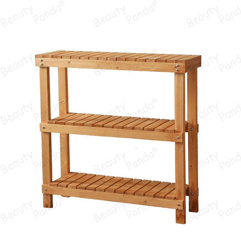 Beauty Panda Teak Wood Indoor/Outdoor Plant Stand for Home Garden Balcony Living Room Decor (BN13)