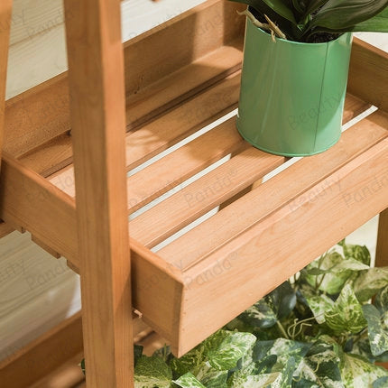 Beauty Panda Teak Wood Chalkboard Sign Free Standing Chalkboard Easel/Sturdy Sidewalk Sign Sandwich Board/Outdoor with Plant Stand and Chalk Board for Weddings & More(EAS2)